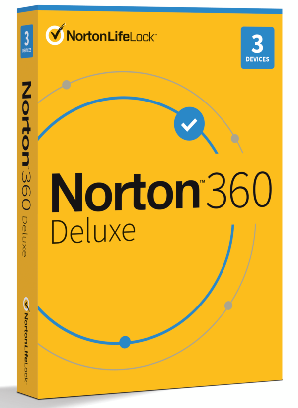 Norton 360 Deluxe für 3 Geräte, 1 Jahr